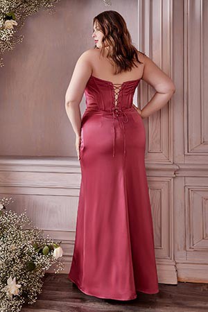 Vestido corset de satín - Kookay Vestidos