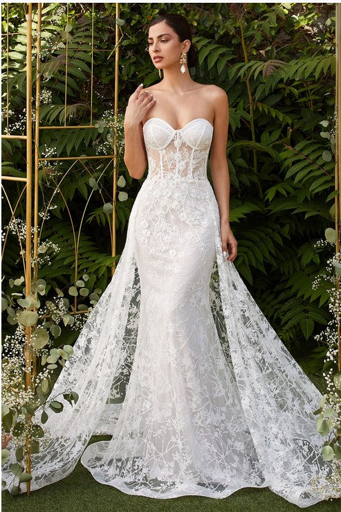 Vestido de Novia con sobrefalda - Kookay Vestidos