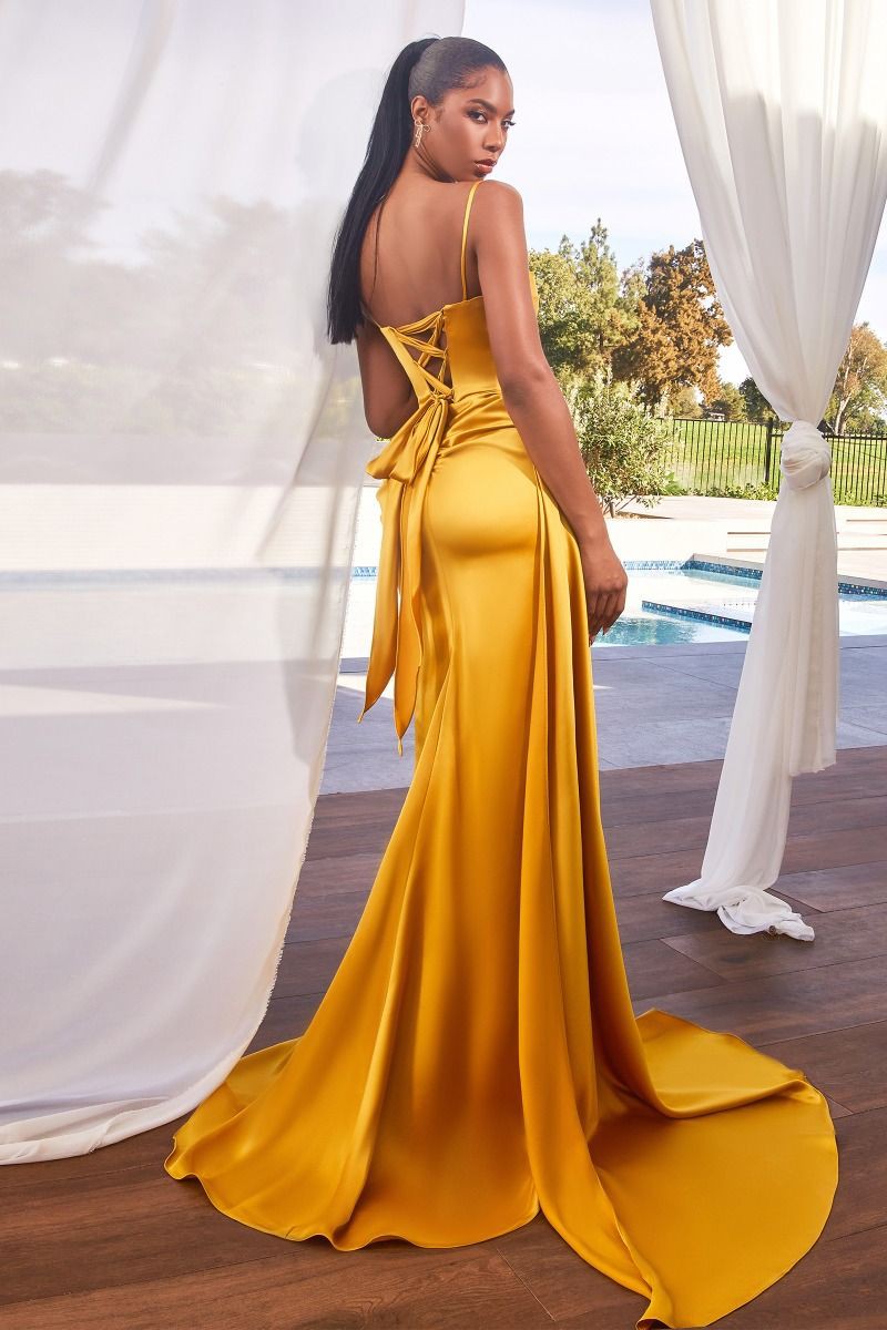 Vestido de satín plisado - Kookay Vestidos