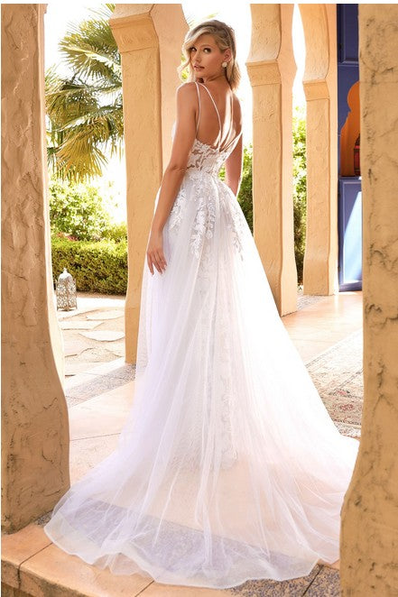 Vestido de Novia de encaje con sobrefalda - Kookay Vestidos