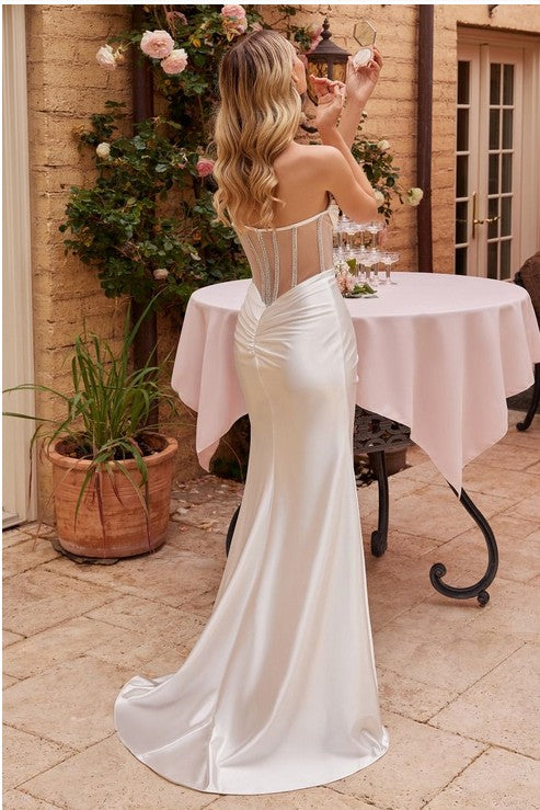 Vestido de Novia con corset.