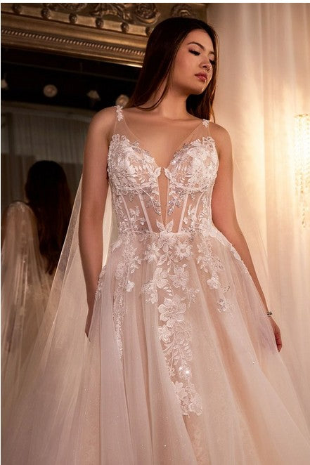 Vestido de Novia en encaje.